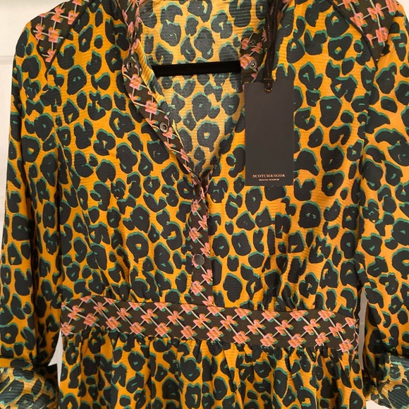 Scotch & Soda midi silk blend dress - Picture 3 of 3